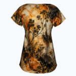 AMBER VEINS Koszulka damska typu butterfly - obrazek 2