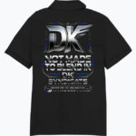 DK SYNDICATE 1 Gildan 8800 DryBlend Adult Polo Czarny - obrazek 2