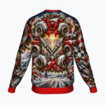 SANTA ENGINE OVERLOAD Świąteczny "Ugly Sweater" męski - obrazek 2