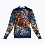 SPACE WALRUS SANTA Świąteczny "Ugly Sweater" męski