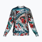 SHARK SNOW DELIVERY Świąteczny "Ugly Sweater" męski