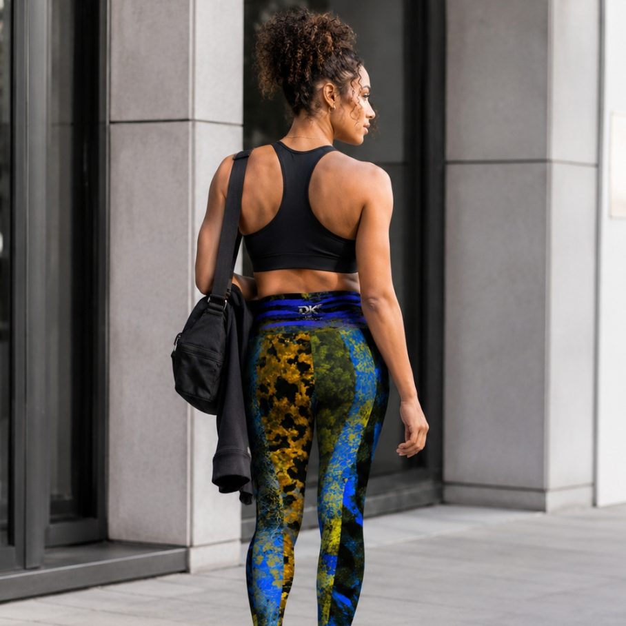 ABSTRACT ELECTRIC ANIMAL Legginsy-5