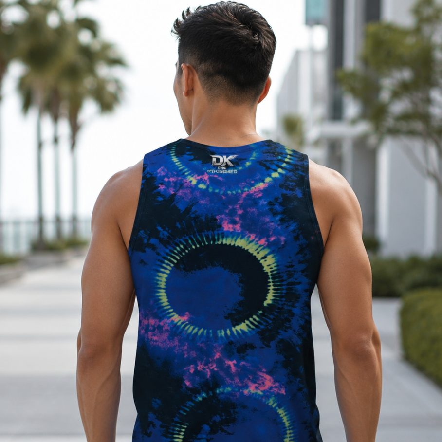 ACID SHIBORI ORBIT Męski Tank Top Sportowy