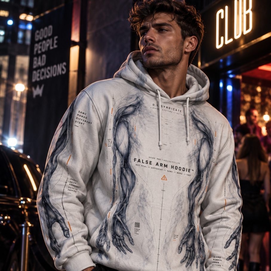 ANALOG GHOST Bluza z kapturem Unisex - Poliester-5