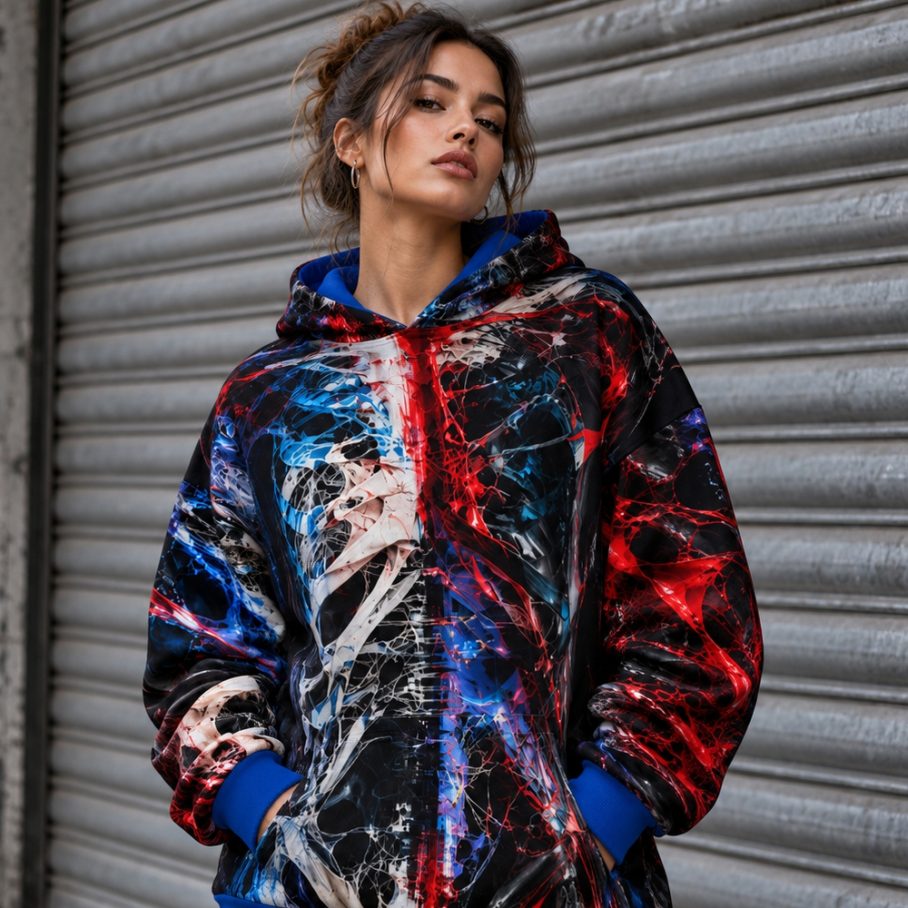 ANATOMY ERROR Bluza Unisex Oversize-3