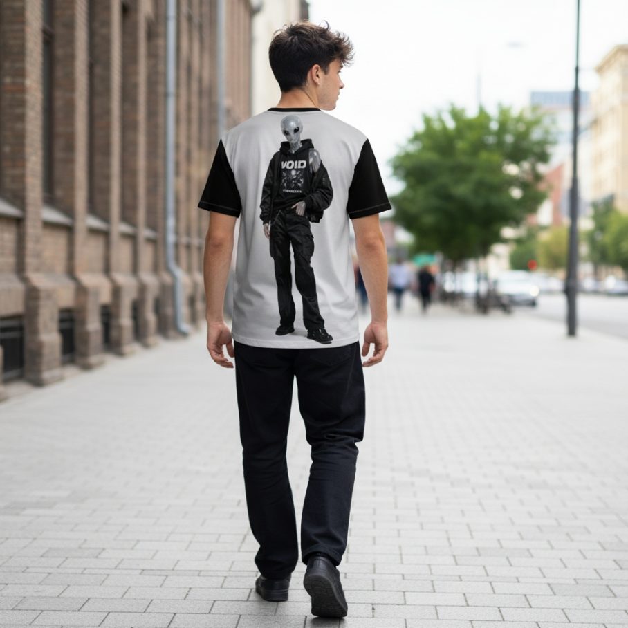 BEAUTIFUL EVOLUTION Męski T-Shirt Sportowy-2