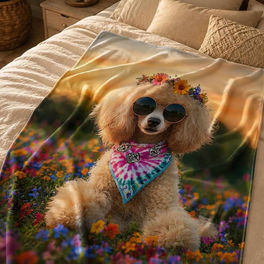BOHO PAWS Ręcznik Plażowy-5