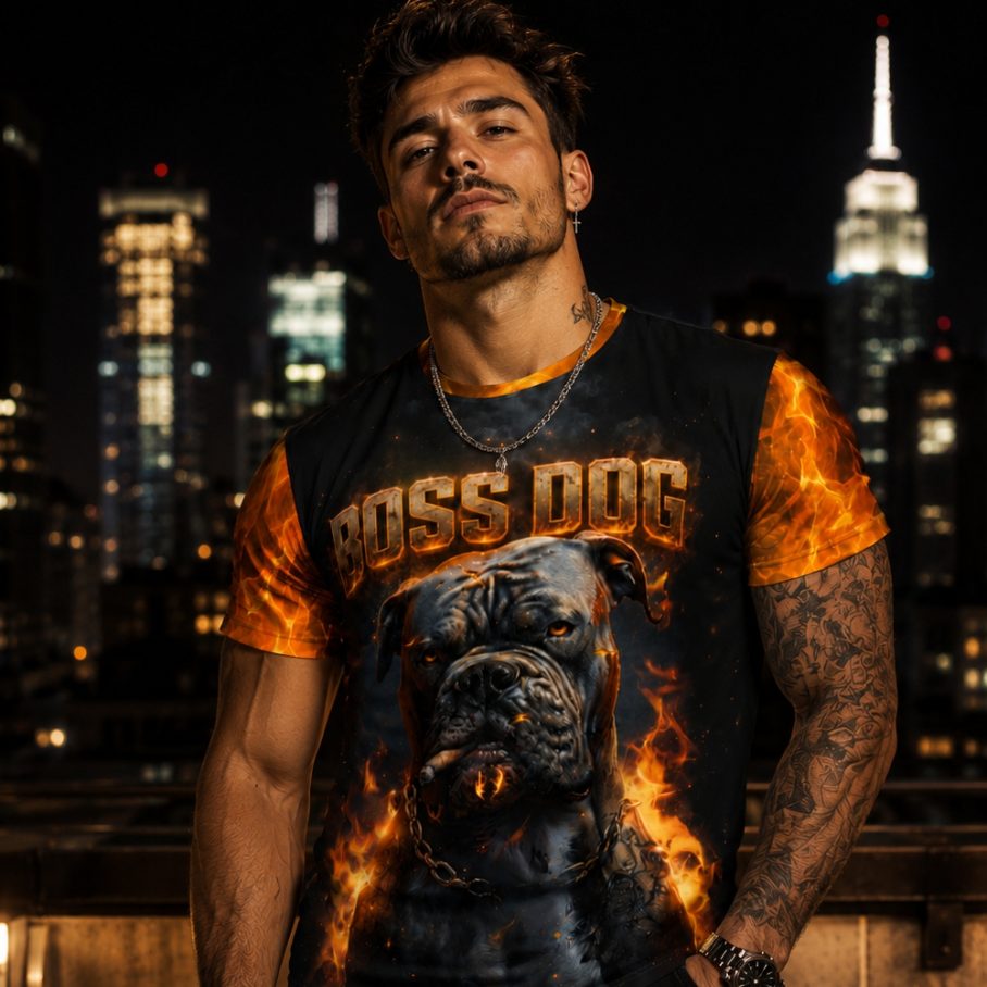 BOSS DOG Inferno Koszulka męska-2