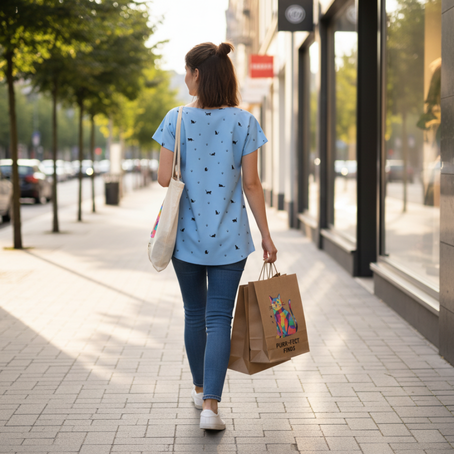 BRAVE UNTIL CAT Koszulka damska typu butterfly-3