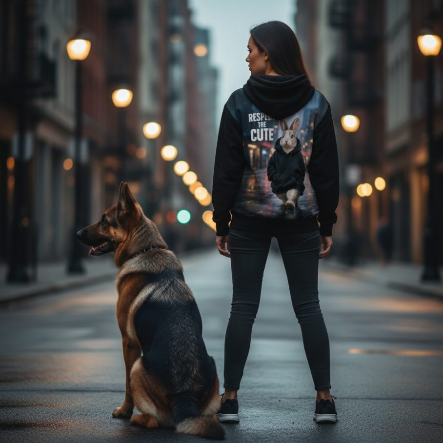 BUNNY STREET KING Bluza z kapturem-3