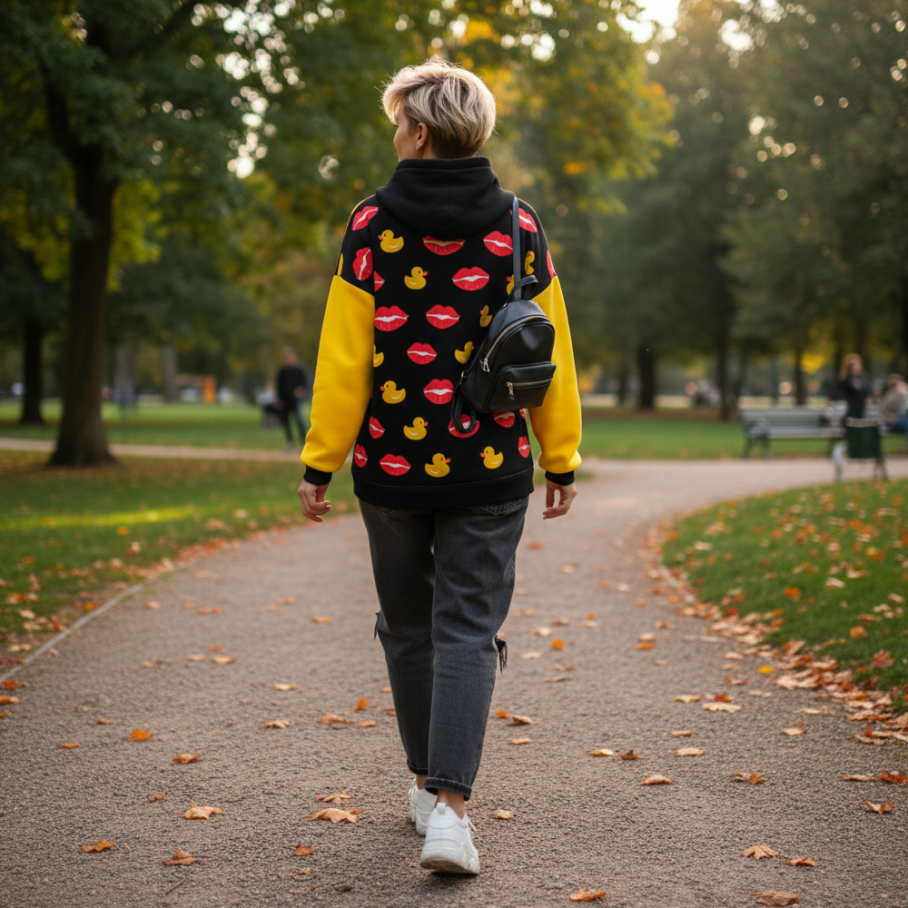 Blond Duck Boss Bluza Oversize-3