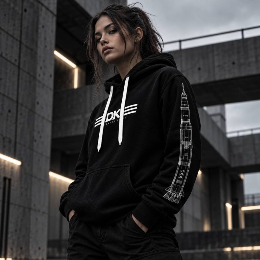 Bluza z kapturem Space Program Saturn V