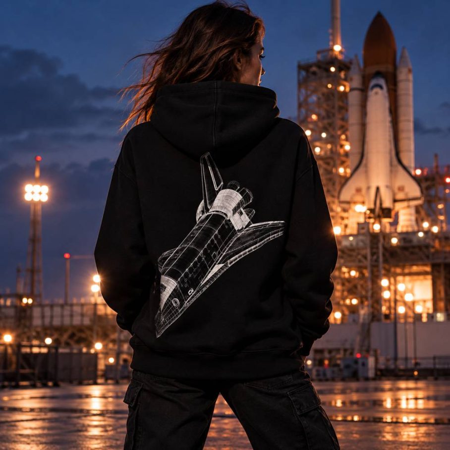 Bluza z kapturem Space Program Space Shuttle 4