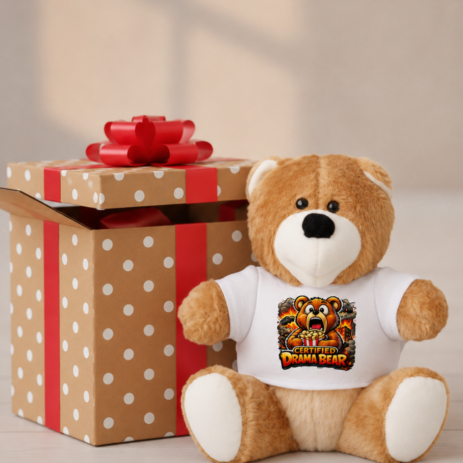 CERTIFIED DRAMA BEAR Maskotka Miś w koszulce-2