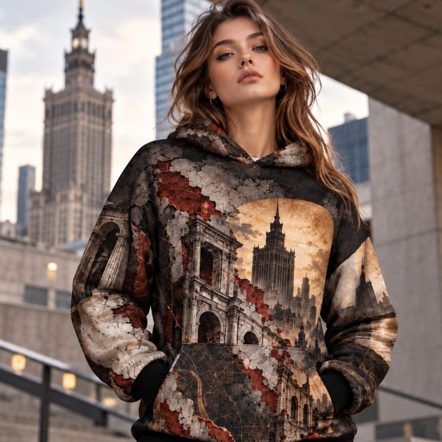 CITY OF ASHES Bluza Unisex Oversize