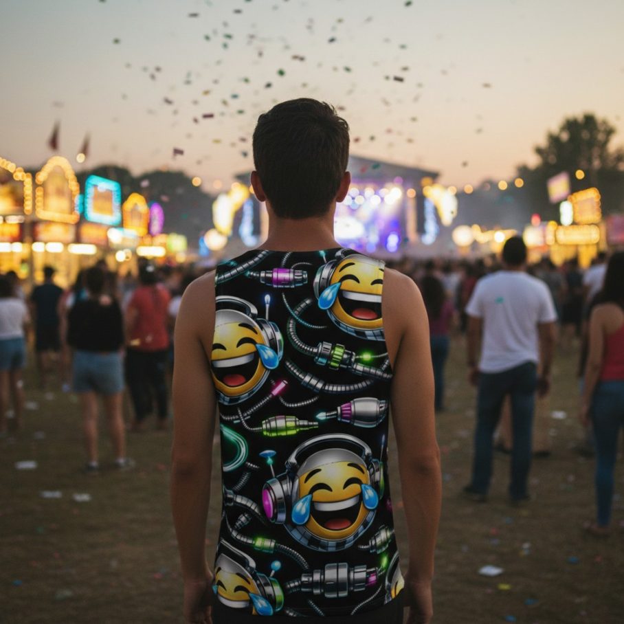 COMEDY DETECTED Koszulka bez rękawków-2