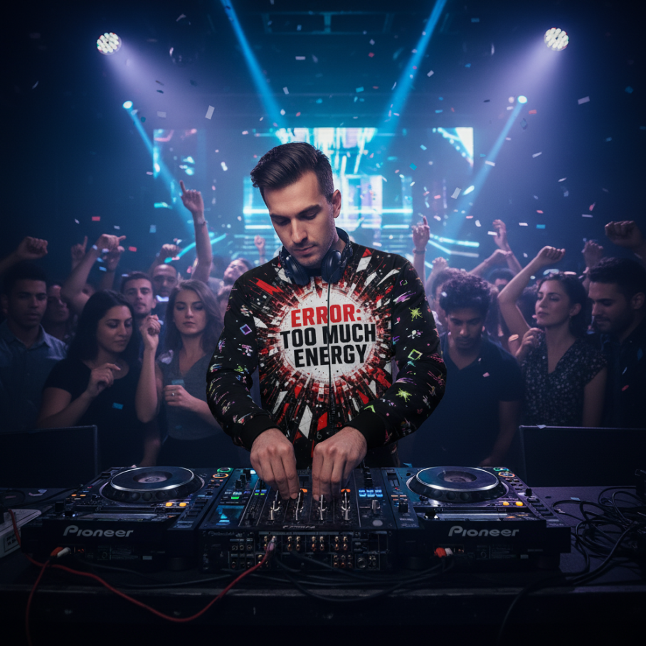 CONTROLLED CHAOS Bluza męska-6