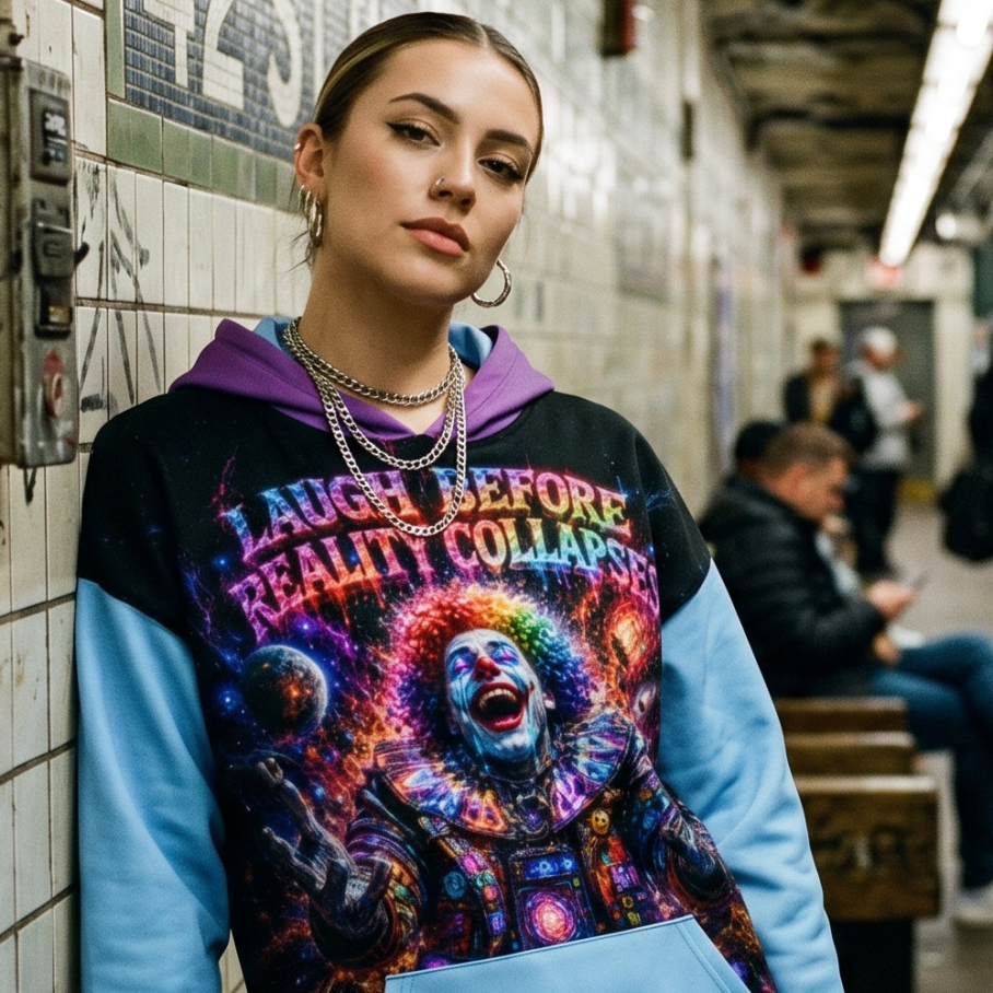 COSMIC CLOWN Bluza Unisex-2