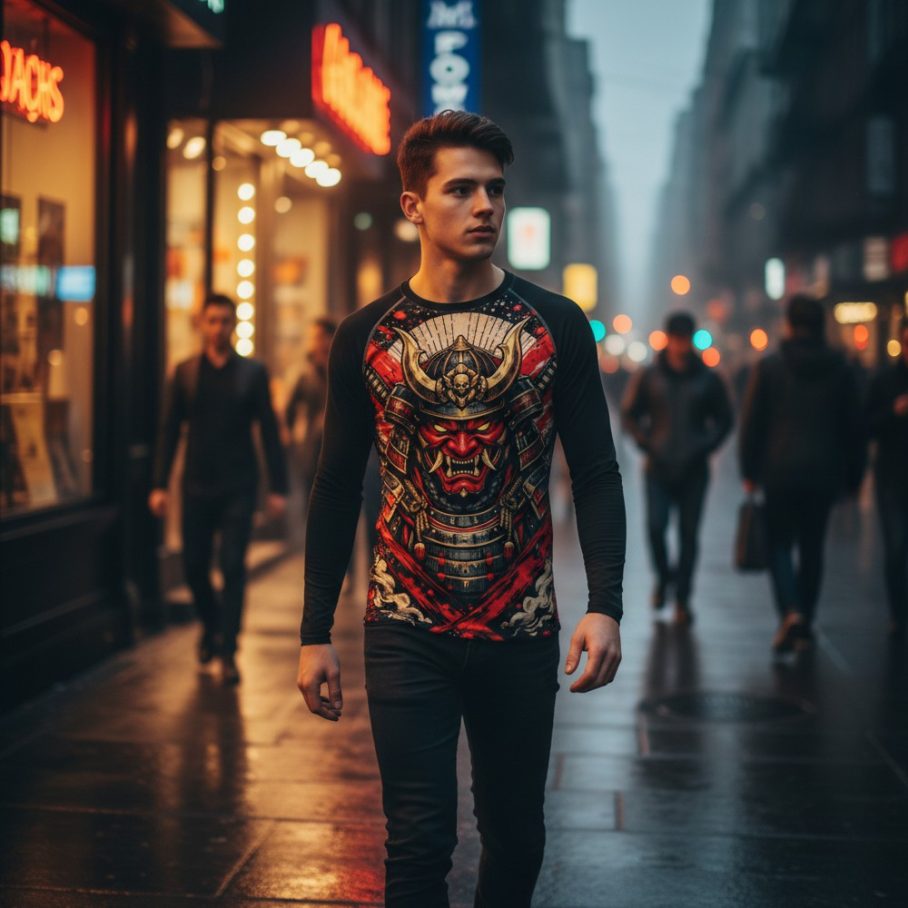 CRIMSON ONI Rashguard-2