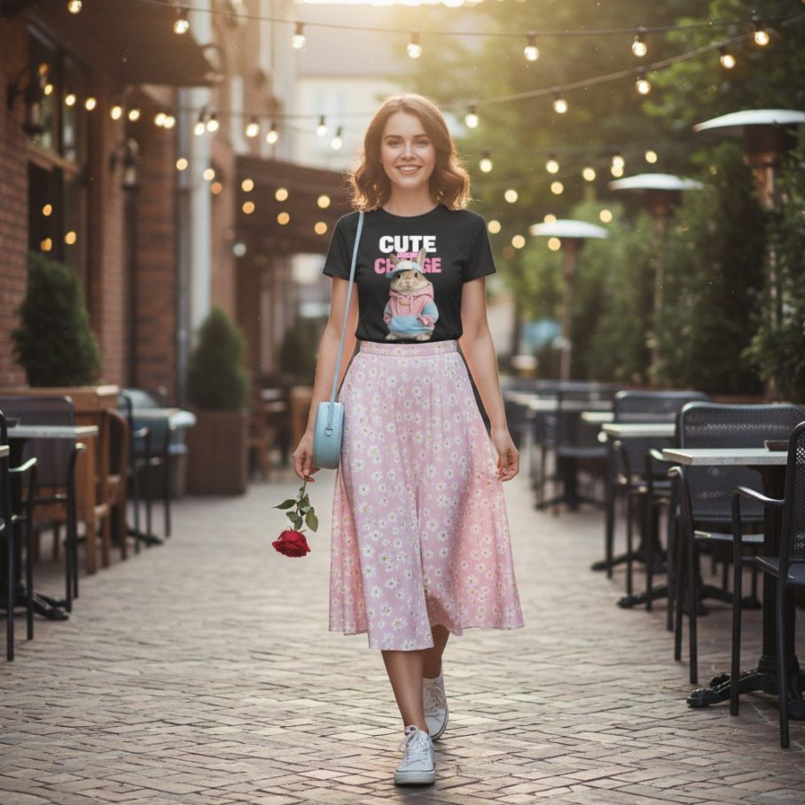 CUTE BUNNY Koszulka damska