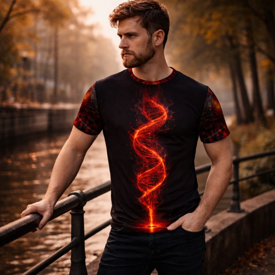 CYBER DNA Koszulka męska-2