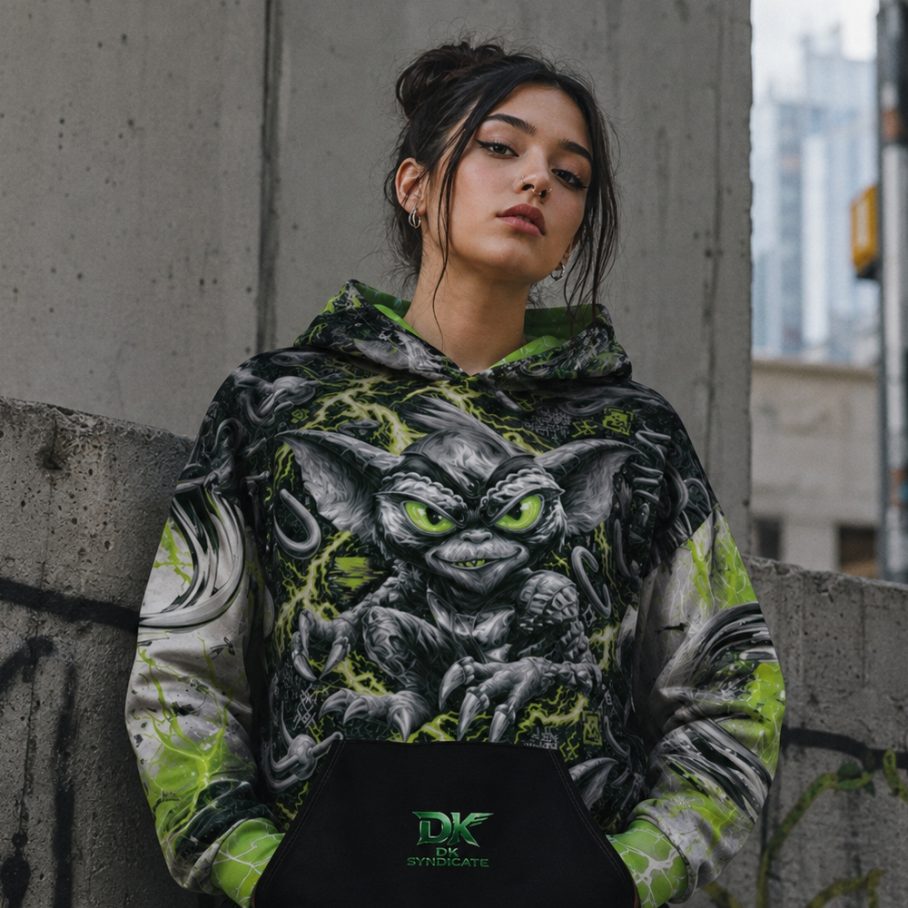Chrome Gremlin Bluza Unisex Oversize-6