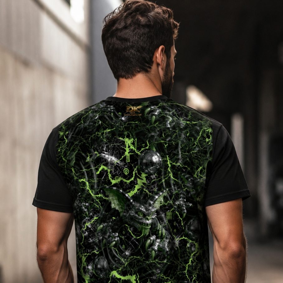 Chrome Gremlin Męski T-Shirt Sportowy-5