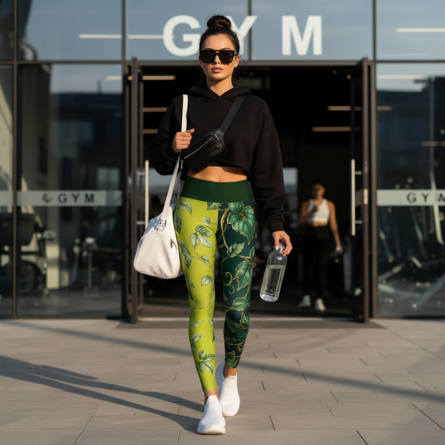 DARK FOREST QUEEN Legginsy-5