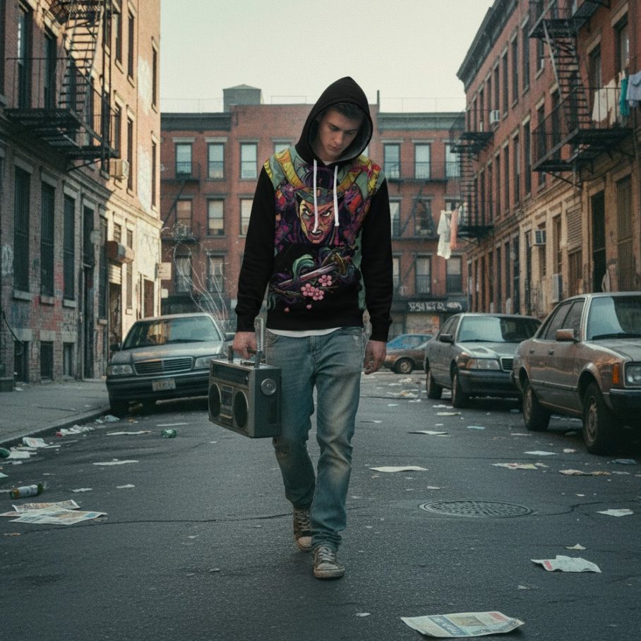 DEMON SHOGUN Bluza z kapturem-3