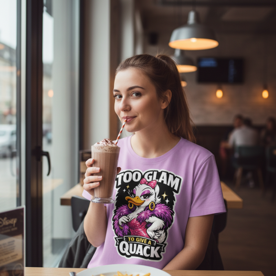 Diva Quack Supreme Koszulka damska z szerokim dekoltem