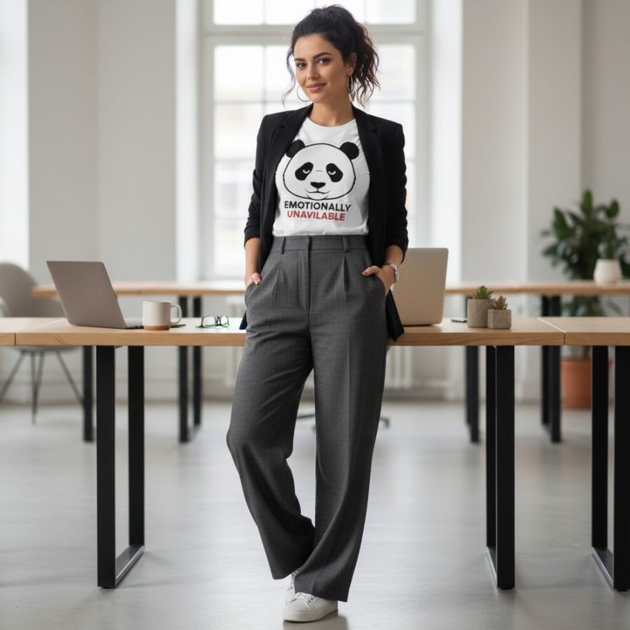 EMOTIONALLY UNAVAILABLE T-Shirt damski