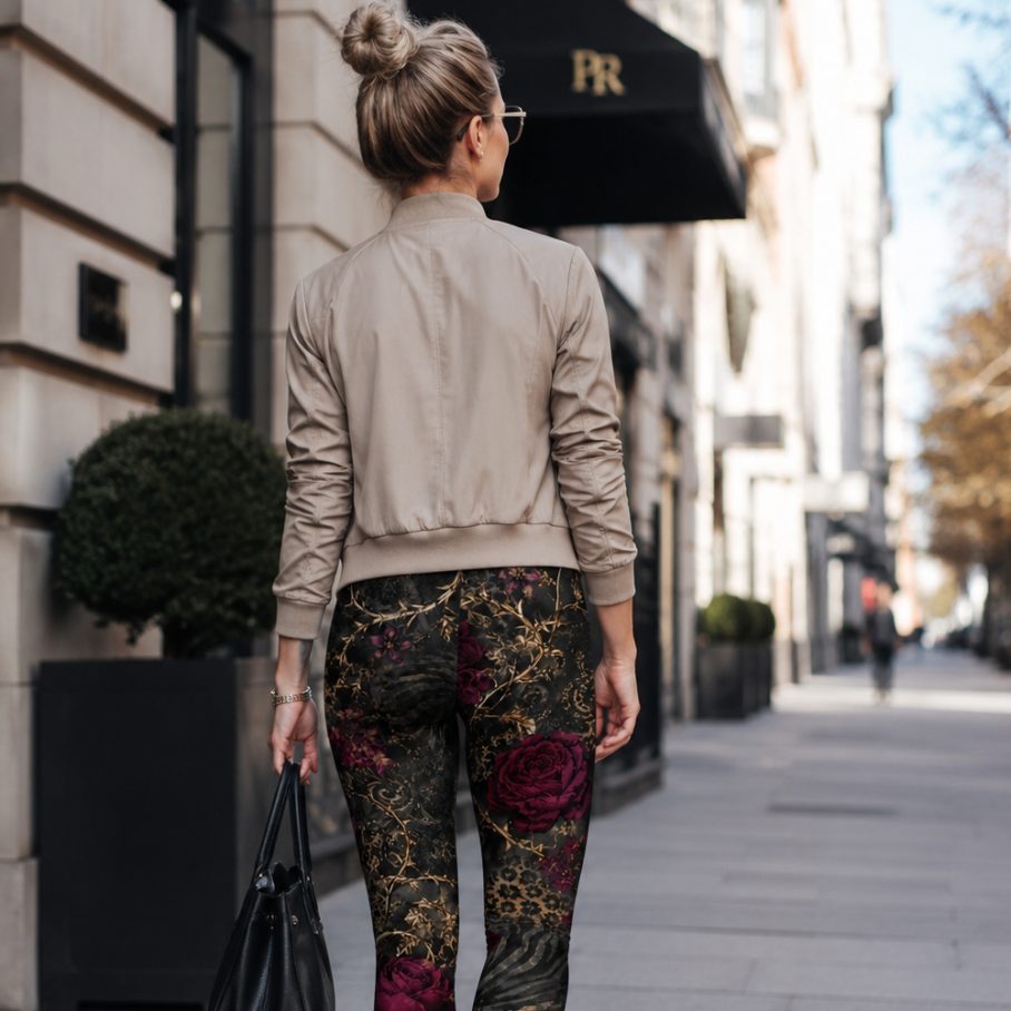 FERAL ELEGANCE Legginsy-2