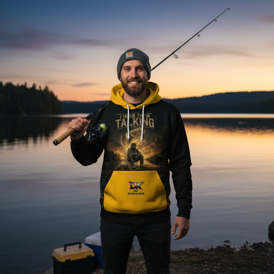 FISH WHISPERER Bluza z kapturem