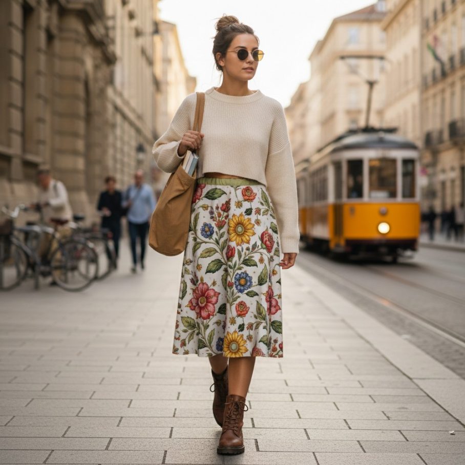 FOLK GARDEN Spódnica-3