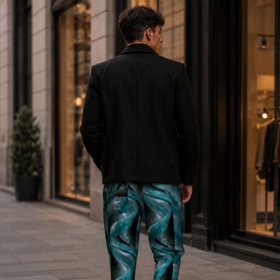 FROSTED TEAL FUTURE Spodnie Dresowe Męskie