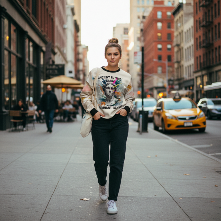 FUTURE ARCHAEOLOGY Bluza unisex-6