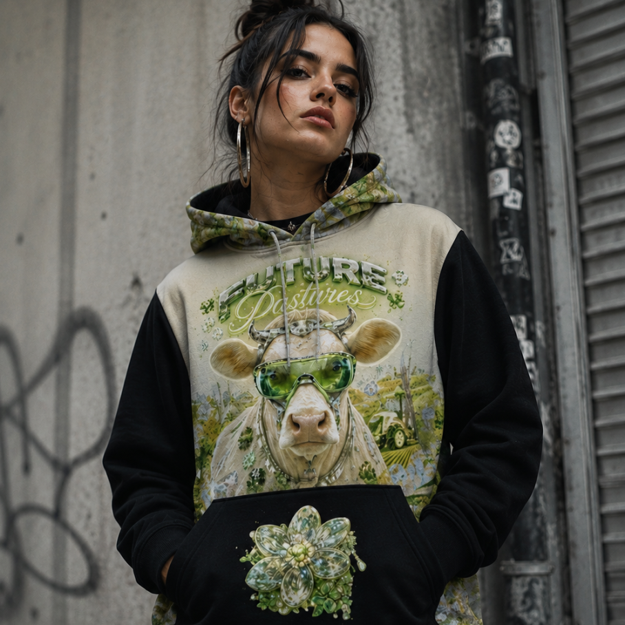 FUTURE FARM Bluza damska-4