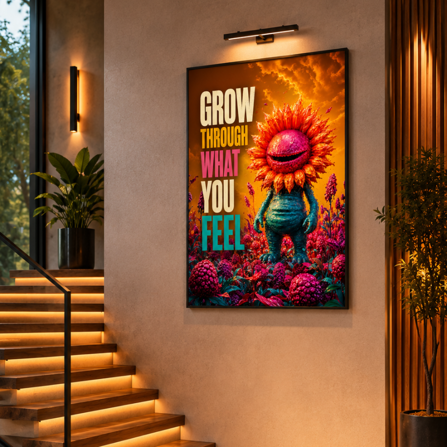 GROW THROUGH WHAT YOU FEEL
