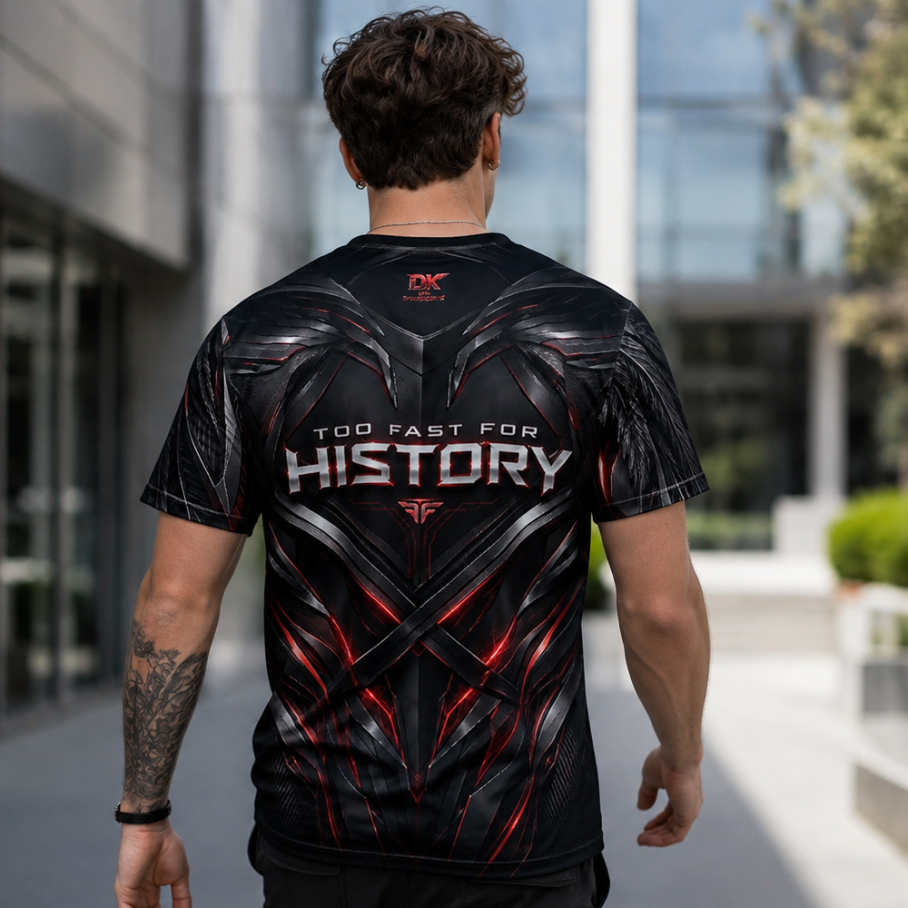 HUSSAR FROM THE FUTURE Męski T-Shirt Sportowy-5