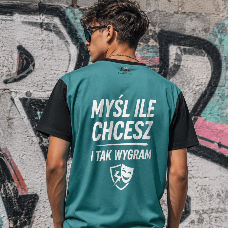 I TAK WYGRAM Męski T-Shirt Sportowy-5