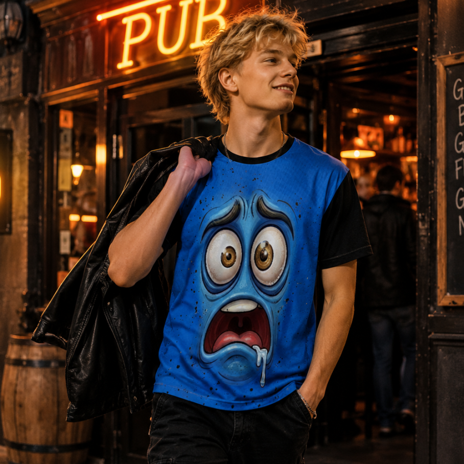 JEDZENIE MOJA MIŁOŚĆ Męski T-Shirt Sportowy-3