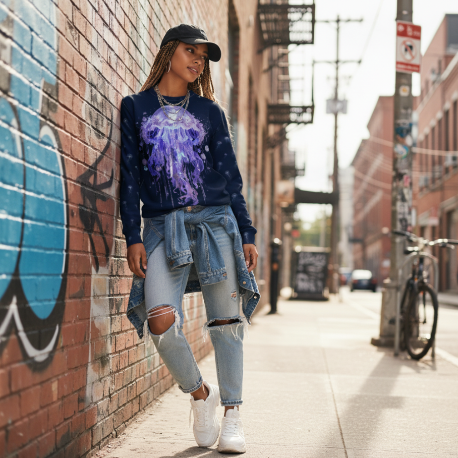 JELLYFISH EMPRESS Bluza Unisex-4