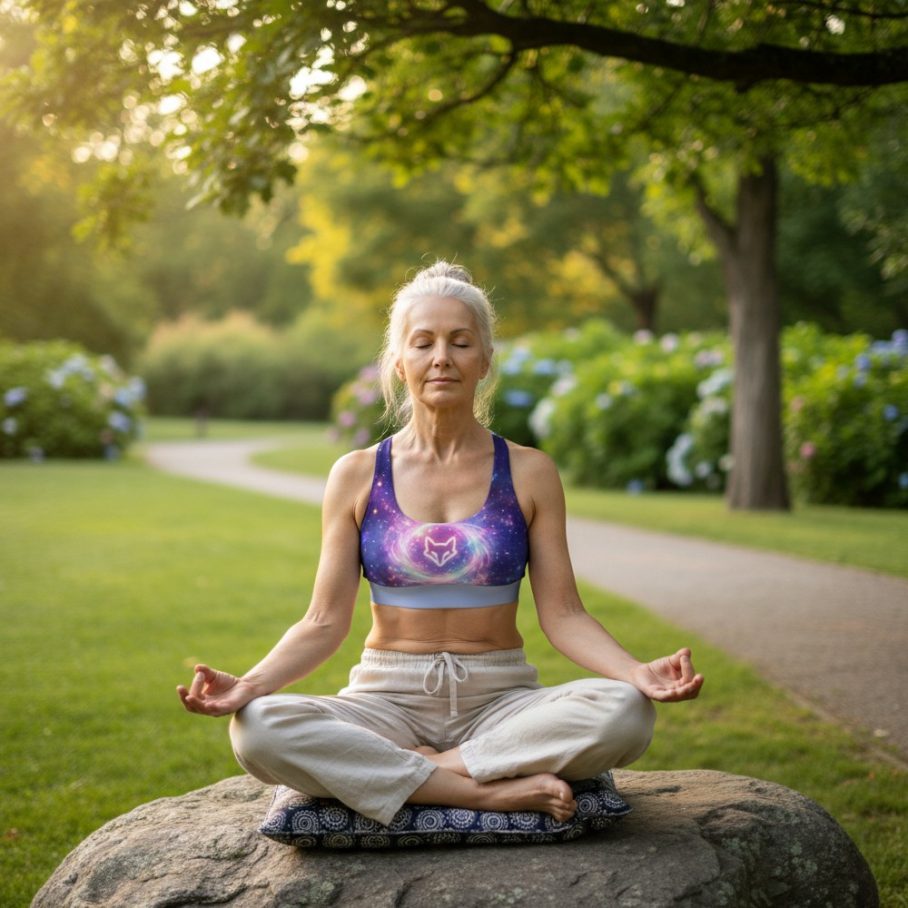 KITSUNE BLOOM Top sportowy damski-3