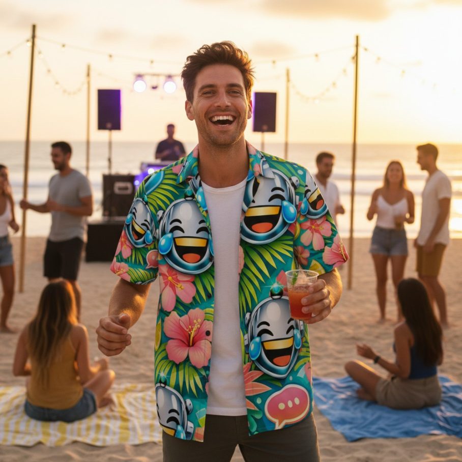 LAUGHING ALGORITHM Hawajska Koszula-2