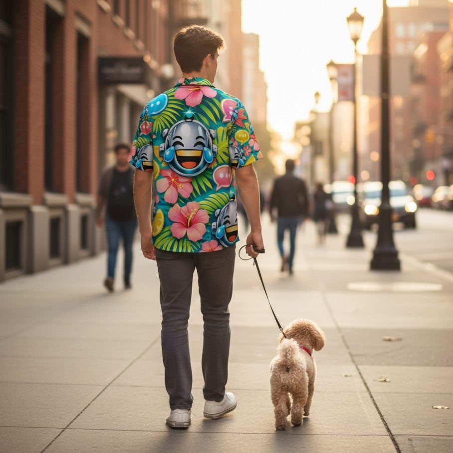 LAUGHING ALGORITHM Hawajska Koszula-3