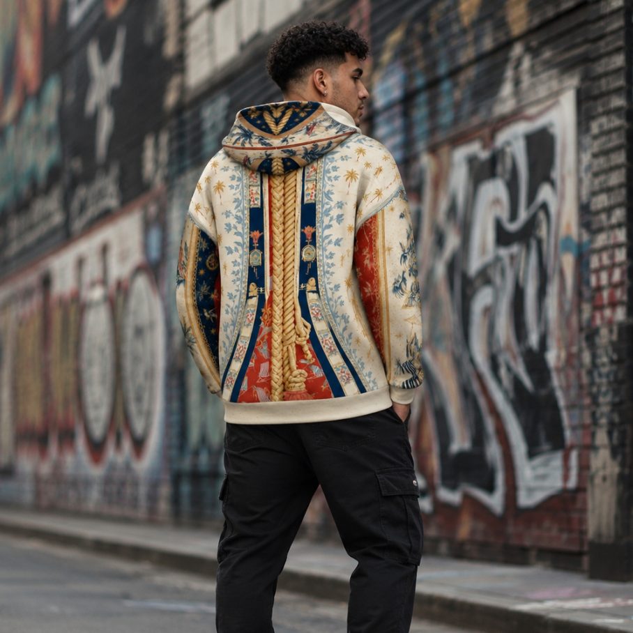 NAPOLEON ON VACATION Bluza Unisex Oversize-5
