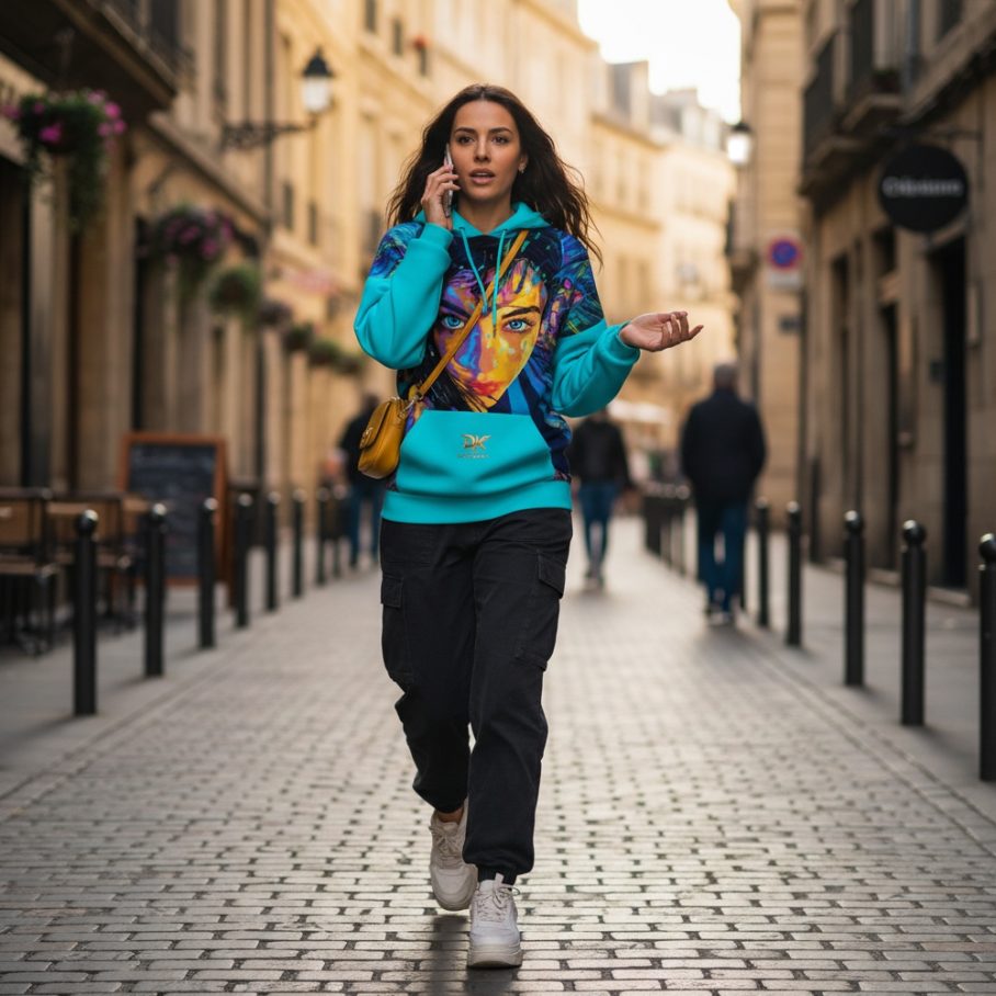 NEON MUSE Bluza Oversize