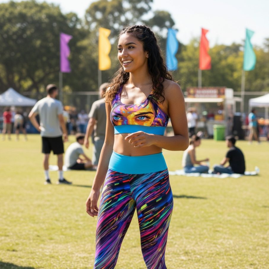 NEON MUSE Legginsy-2