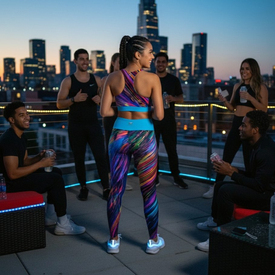 NEON MUSE Legginsy-3