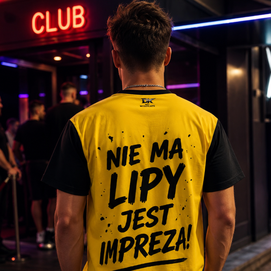 NIE MA LIPY Męski T-Shirt Sportowy-5